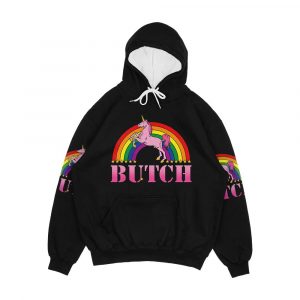 Butch Men's All-Over-Print Hoodie
