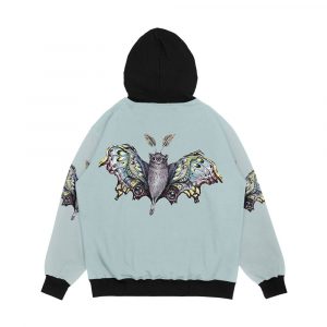 Alternative view of Butterbat Men's All-Over-Print Hoodie