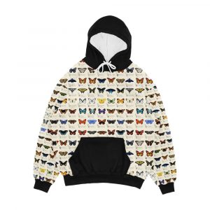 Butterflies Of North America Men's All-Over-Print Hoodie