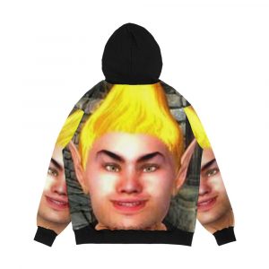 Alternative view of By Azura Men's All-Over-Print Hoodie