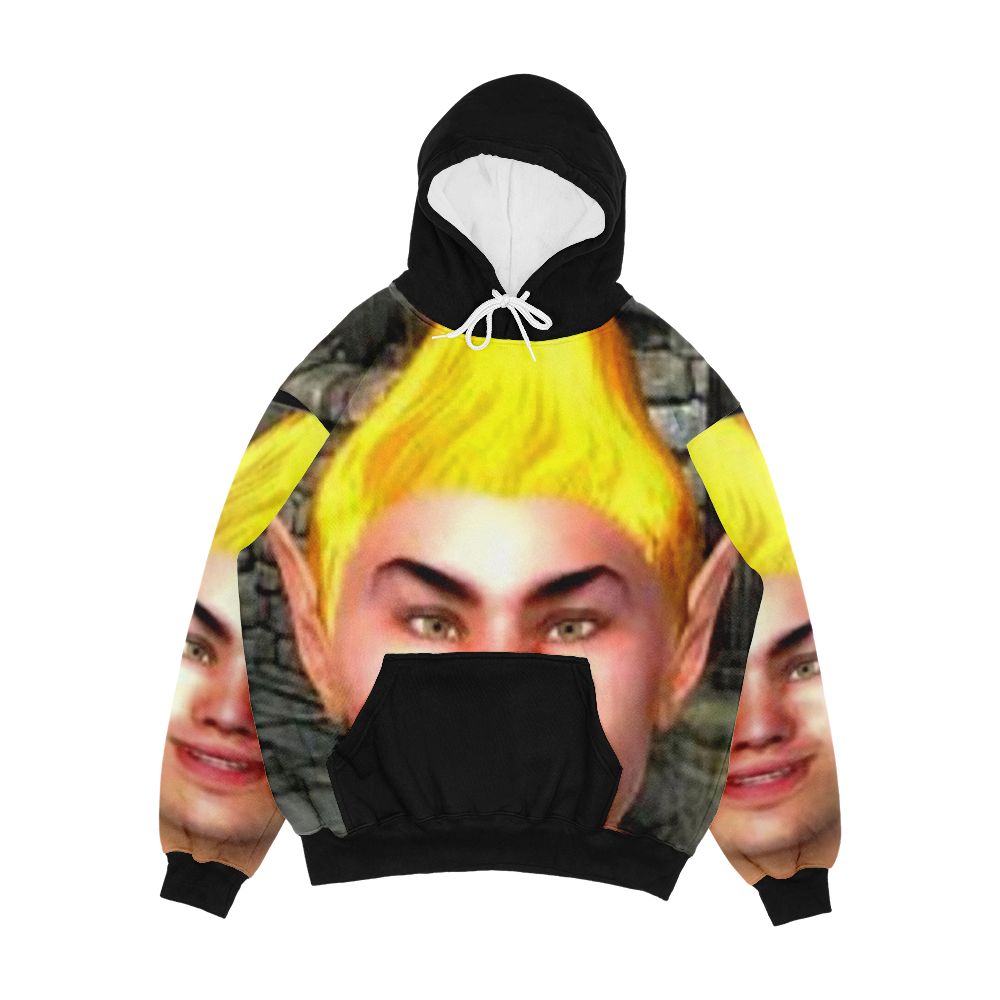 By Azura Men's All-Over-Print Hoodie