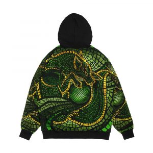 Alternative view of By The Dread Wolf And 39's Design Men's All-Over-Print Hoodie