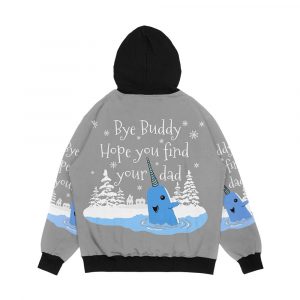 Alternative view of Bye Buddy Hope You Find Your Dad Men's All-Over-Print Hoodie