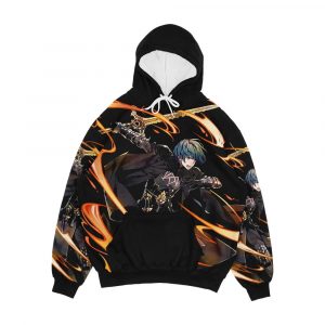 Byleth Male Sword Attack Men's All-Over-Print Hoodie