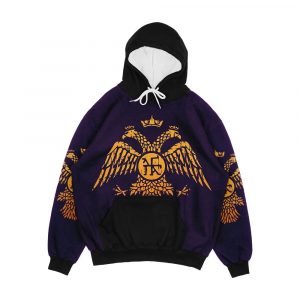 Byzantine Eagle Symbol Flag Men's All-Over-Print Hoodie