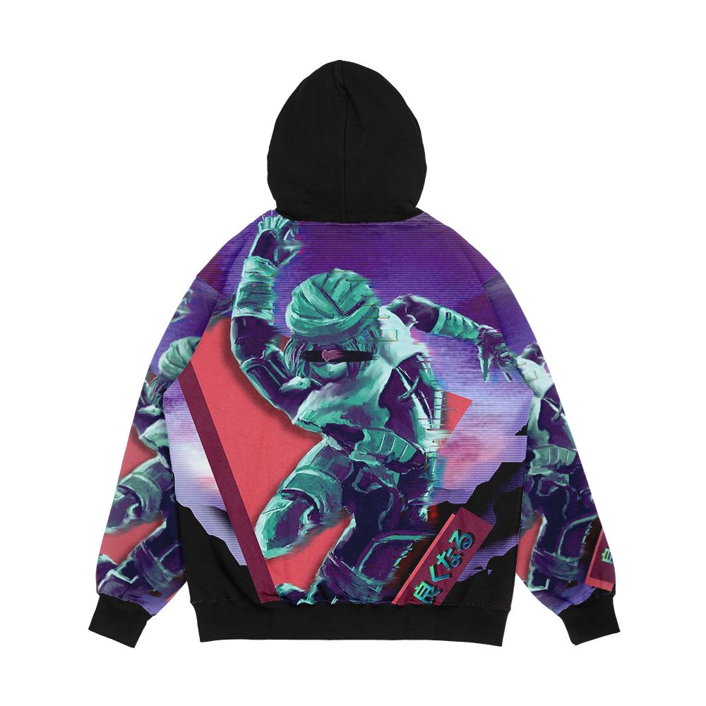 C H A I N s Exe Men's All-Over-Print Hoodie - Image 2