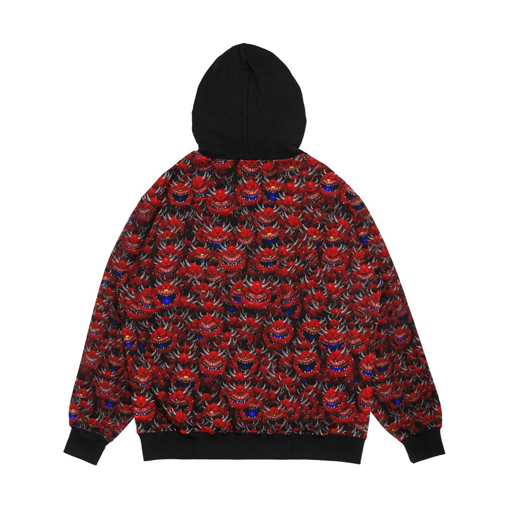 Cacodemons From Doom Men's All-Over-Print Hoodie - Image 2