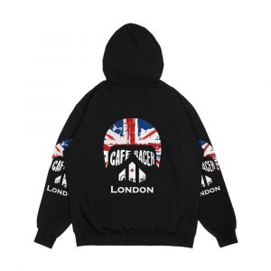 Alternative view of Cafe Racer London Men's All-Over-Print Hoodie