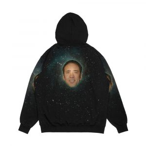 Alternative view of Cage Our Lord Of The Cosmos Men's All-Over-Print Hoodie