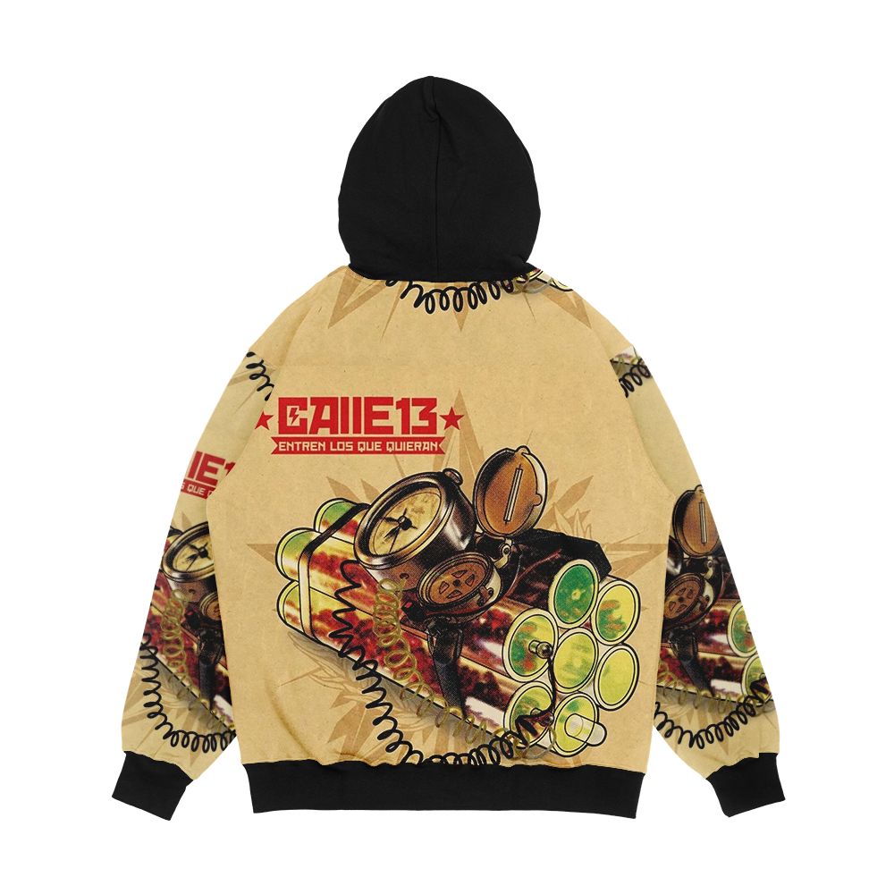 Calle 13 Entren Los Que Quieran Men's All-Over-Print Hoodie - Image 2