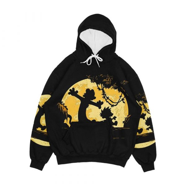 Calv And Hobb Shilloute 01 Men's All-Over-Print Hoodie