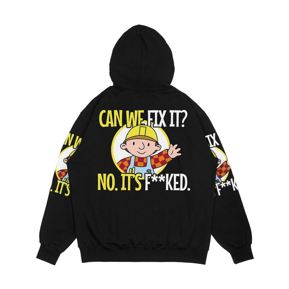 Can We Fix It Funny Repair Man Men's All-Over-Print Hoodie - Image 2