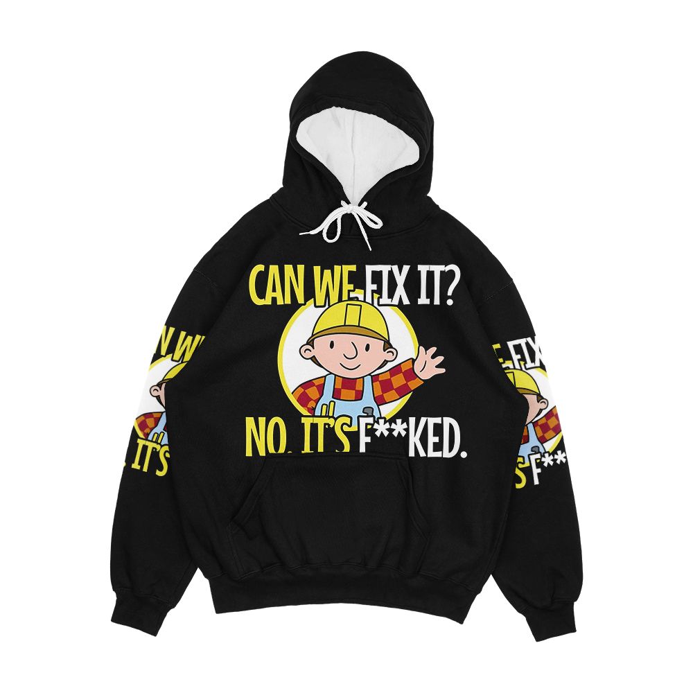 Can We Fix It Funny Repair Man Men's All-Over-Print Hoodie