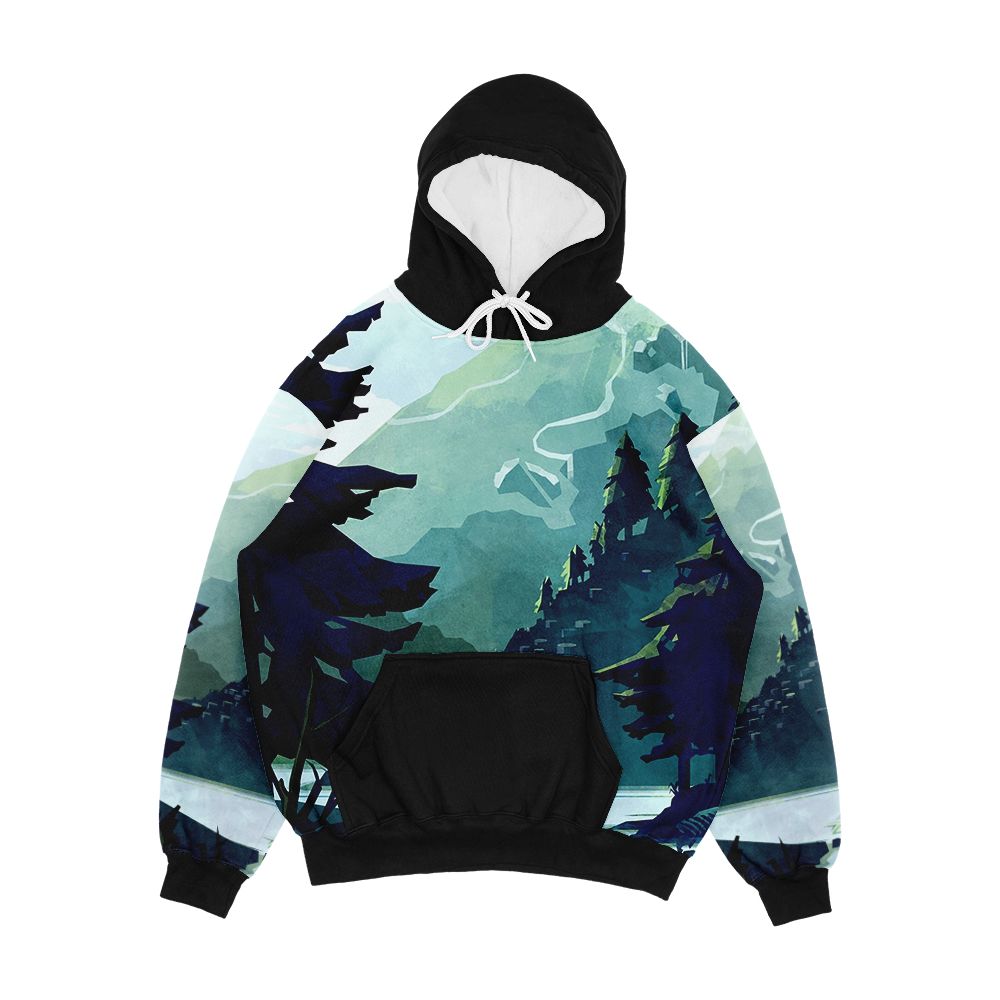 Canadian Mountain Men's All-Over-Print Hoodie