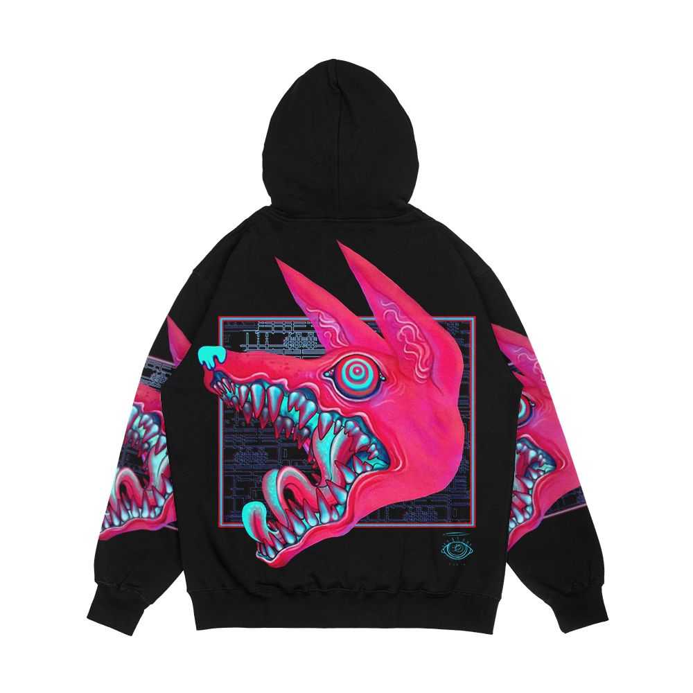 Canines Men's All-Over-Print Hoodie - Image 2