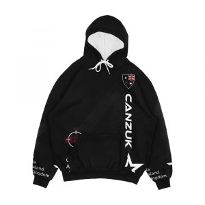 Canzuk Sports Design Men's All-Over-Print Hoodie