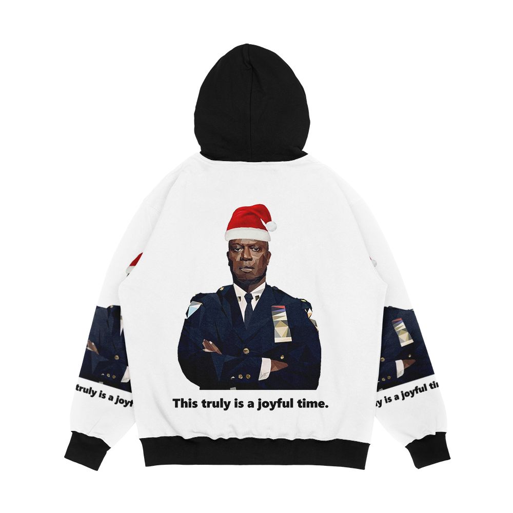 Capt Holt Is Having A Joyful Holiday Season Men's All-Over-Print Hoodie - Image 2