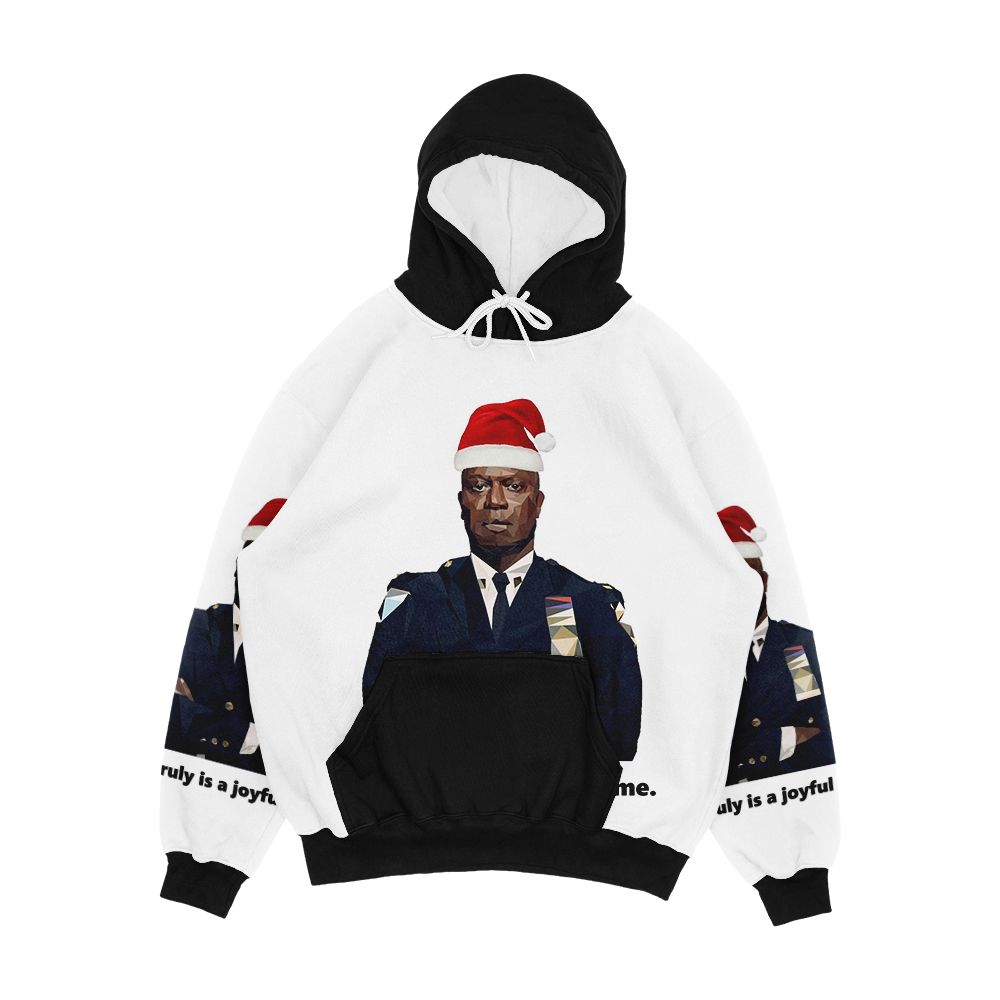 Capt Holt Is Having A Joyful Holiday Season Men's All-Over-Print Hoodie