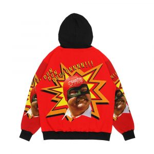 Alternative view of Captain Chaos In Honor Of The Greatest Superhero Ever Men's All-Over-Print Hoodie