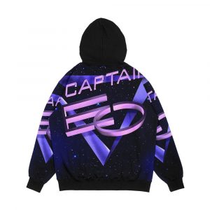 Alternative view of Captain Eo Men's All-Over-Print Hoodie
