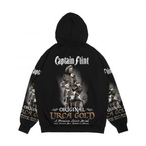 Alternative view of Captain Flint Rum Men's All-Over-Print Hoodie