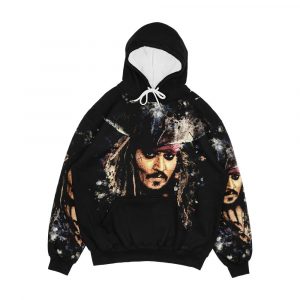 Captain Jack Sparrow Men's All-Over-Print Hoodie