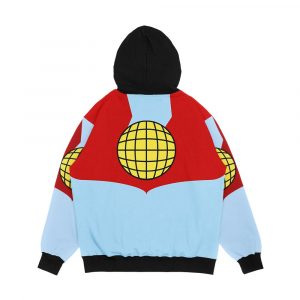 Alternative view of Captain Planet Men's All-Over-Print Hoodie