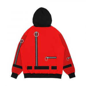 Alternative view of Captain Scarlet Blue Grey Whatever Men's All-Over-Print Hoodie