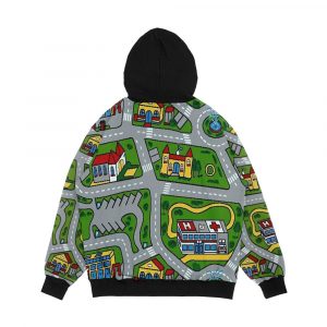 Alternative view of Car City Carpet Men's All-Over-Print Hoodie