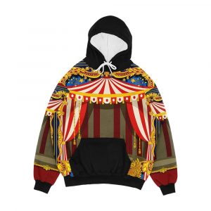 Carnival Circus Vintage Men's All-Over-Print Hoodie