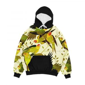 Carolina Parakeet Men's All-Over-Print Hoodie
