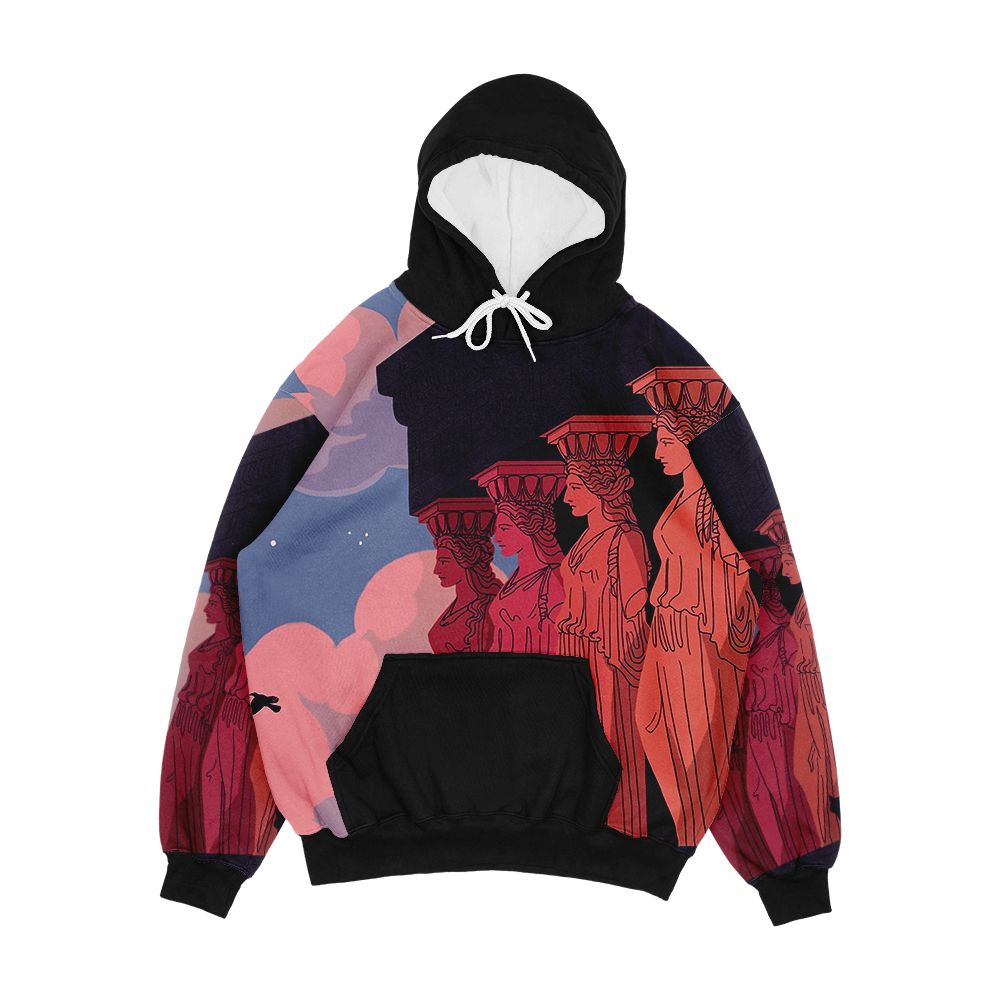 Caryatids At Dusk Men's All-Over-Print Hoodie