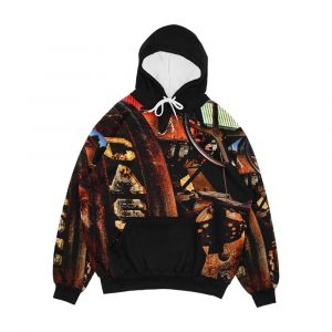 Case Antiquated Tractor Men's All-Over-Print Hoodie