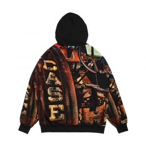 Alternative view of Case Antiquated Tractor Men's All-Over-Print Hoodie