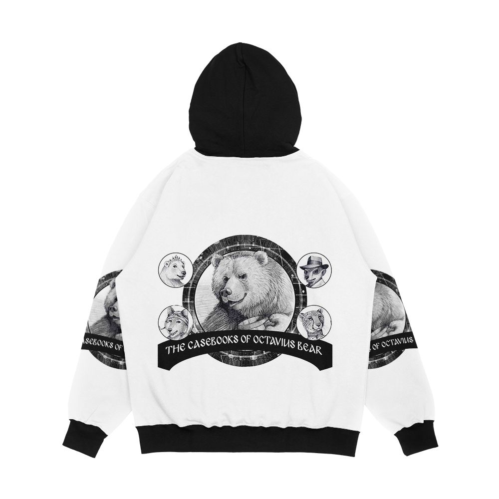Casebooks Of Octavius Bear Men's All-Over-Print Hoodie - Image 2