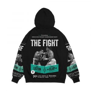 Alternative view of Cassius Clay Vs Sonny Liston Ali Boxing Shirt Men's All-Over-Print Hoodie