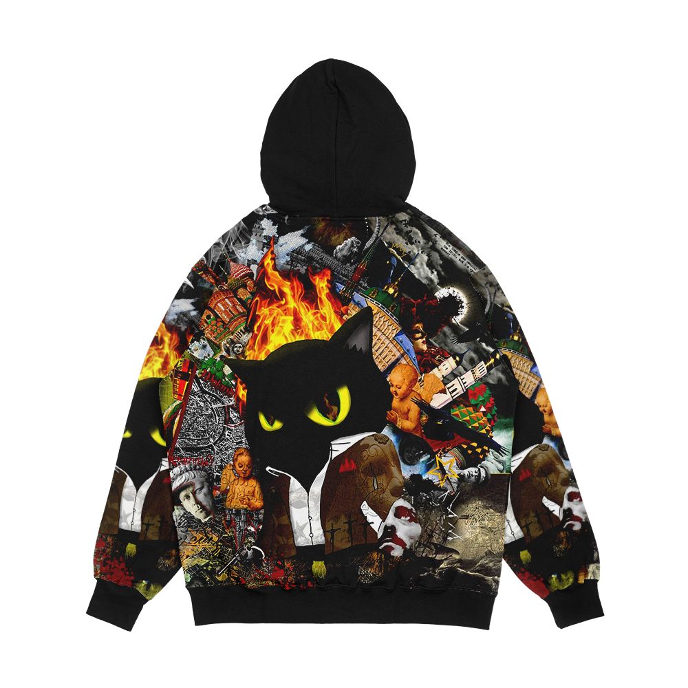 Cat Behemoth Master And Margarita Men's All-Over-Print Hoodie - Image 2