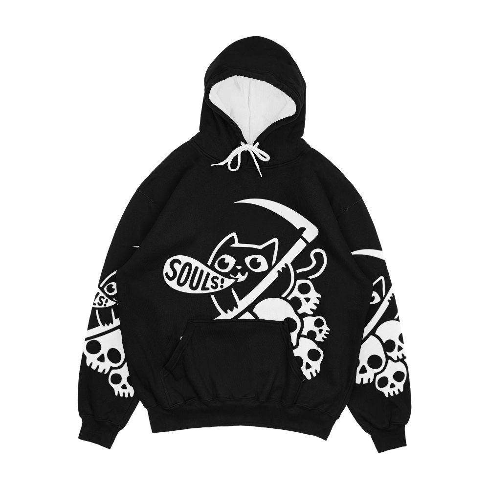 Cat Got Your Soul Ii Men's All-Over-Print Hoodie