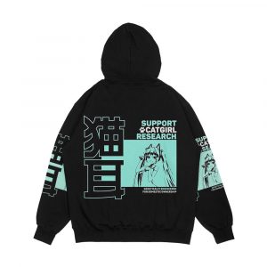 Alternative view of Catgirl Men's All-Over-Print Hoodie