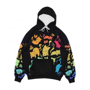 Cats And Books Men's All-Over-Print Hoodie