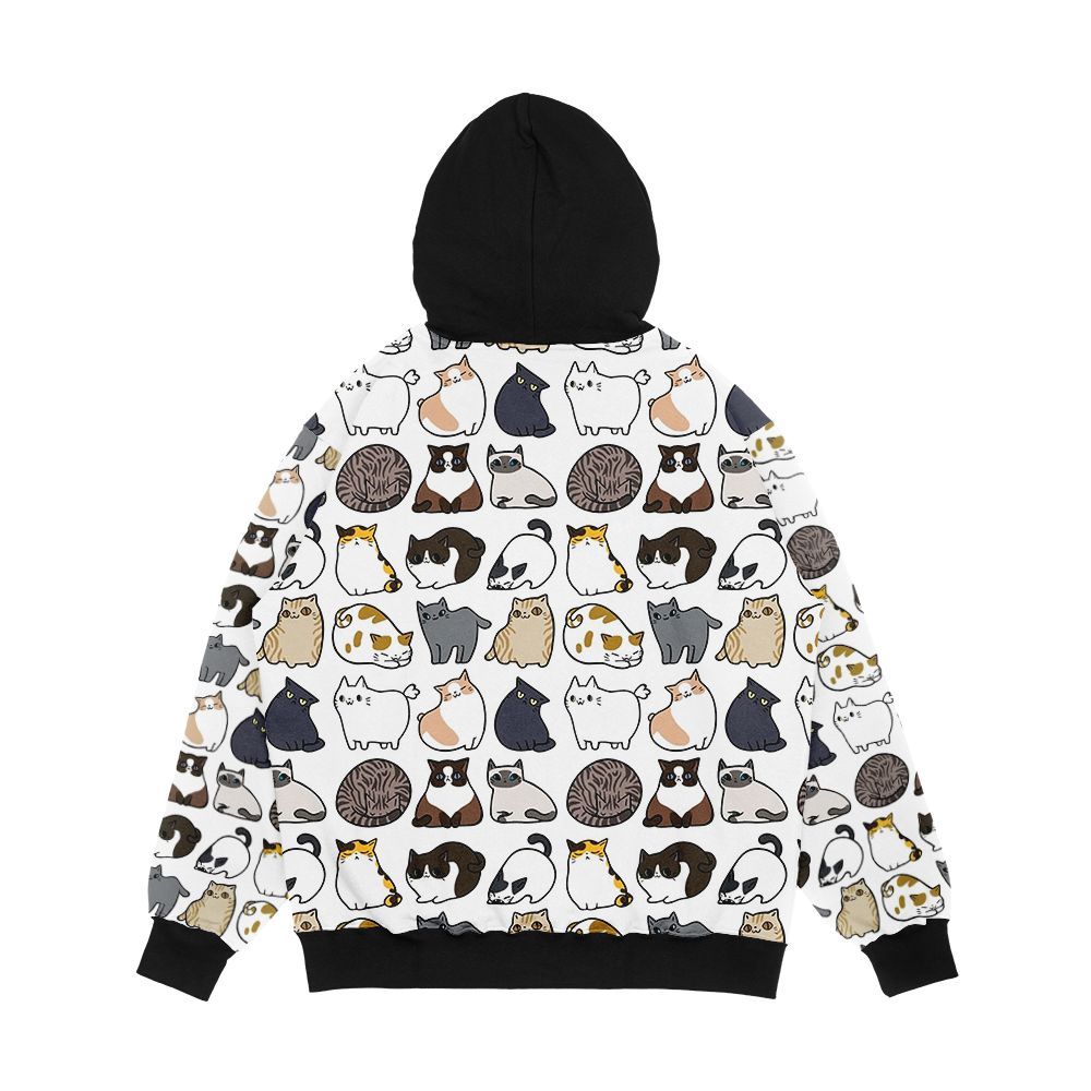 Cats Cats Cats Men's All-Over-Print Hoodie - Image 2