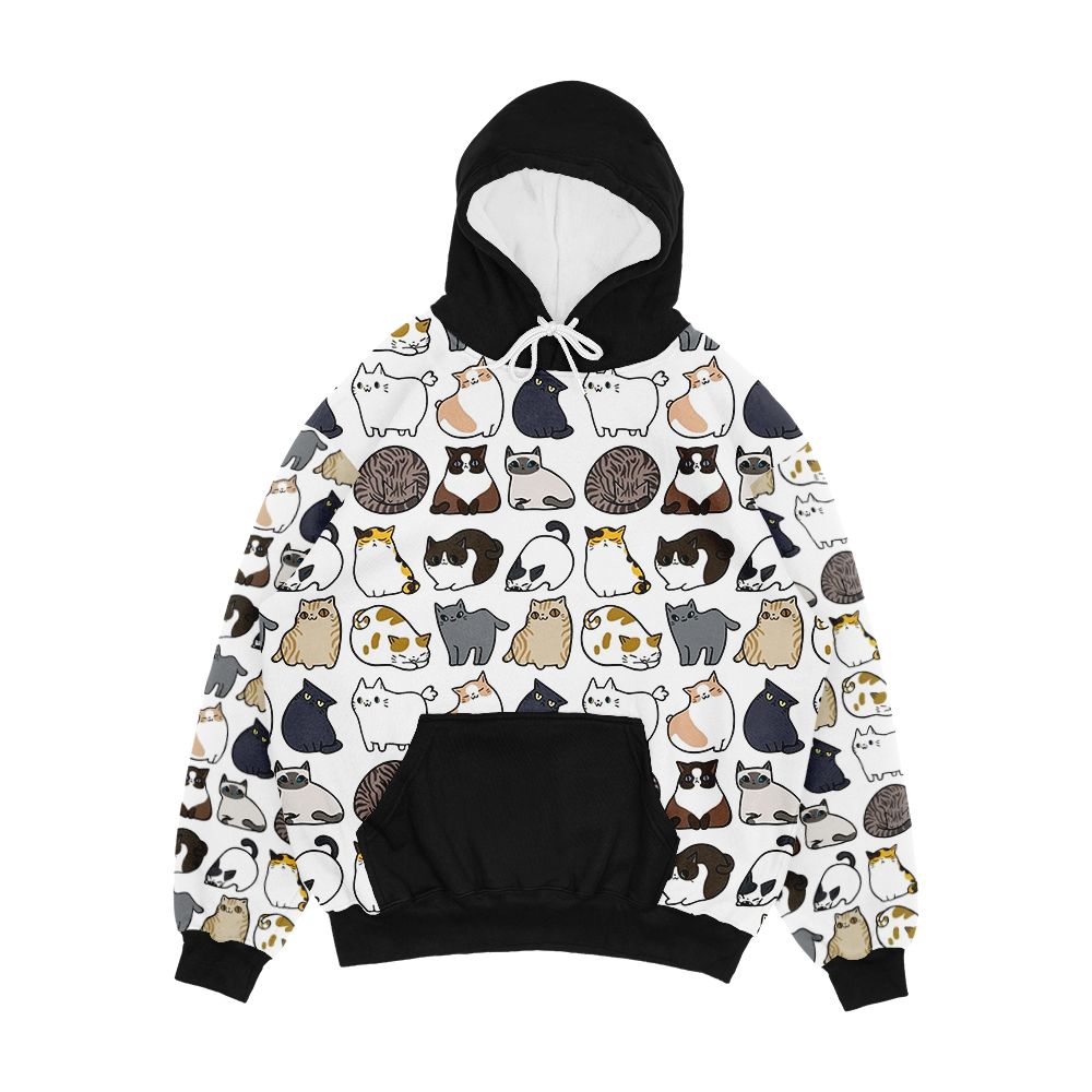 Cats Cats Cats Men's All-Over-Print Hoodie