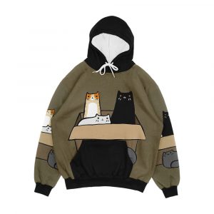 Cats In A Box Men's All-Over-Print Hoodie