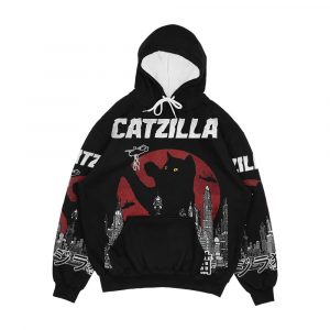 Catzilla Vintage Men's All-Over-Print Hoodie