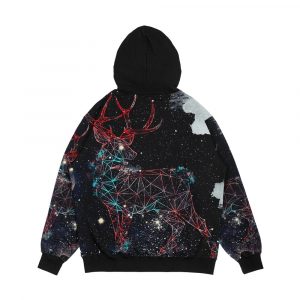 Alternative view of Celestial Deer Men's All-Over-Print Hoodie
