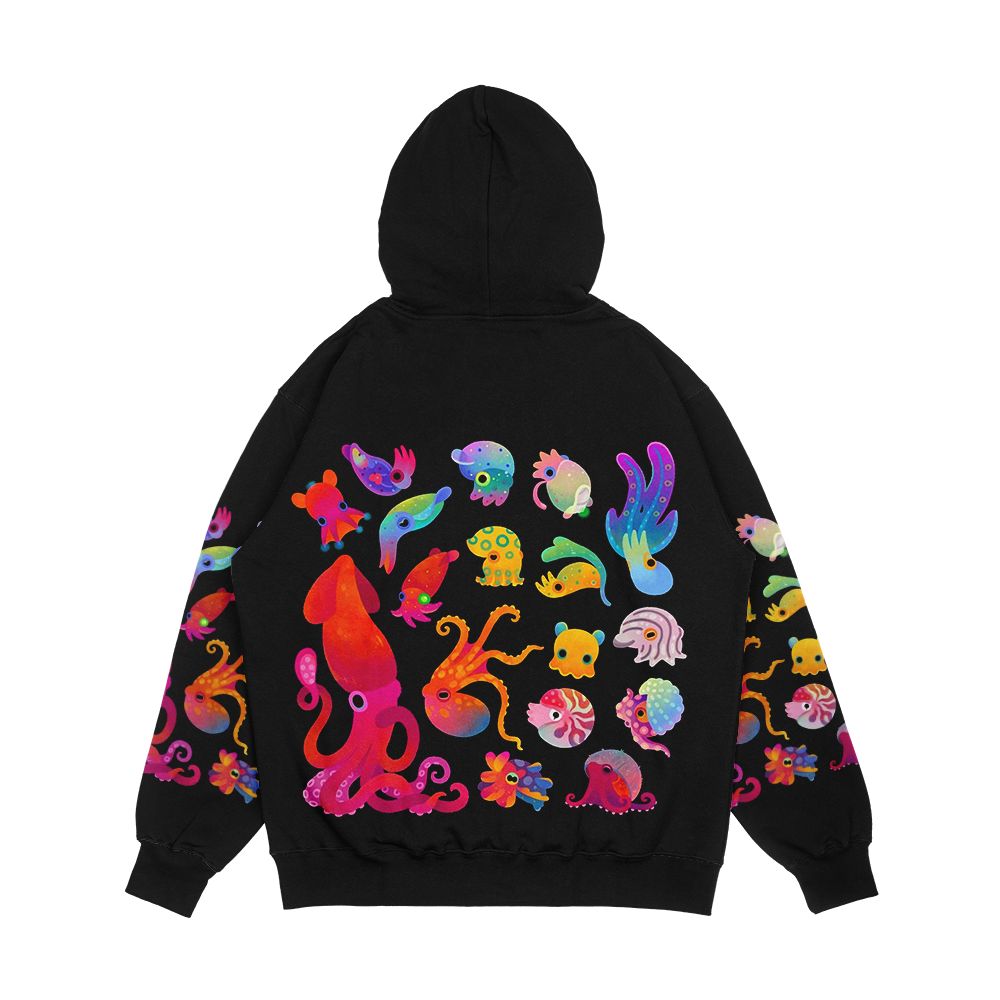 Cephalopod Men's All-Over-Print Hoodie - Image 2