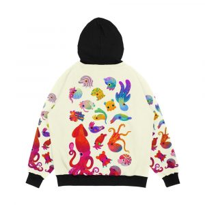 Alternative view of Cephalopod Pastel Men's All-Over-Print Hoodie