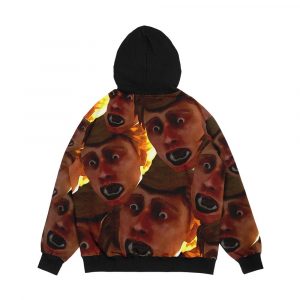 Alternative view of Chad Is Afraid Men's All-Over-Print Hoodie