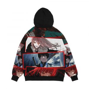 Alternative view of Chainsaw Man Squad Men's All-Over-Print Hoodie