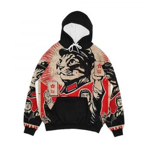 Chairman Meow Kittens Of The World Unite Men's All-Over-Print Hoodie